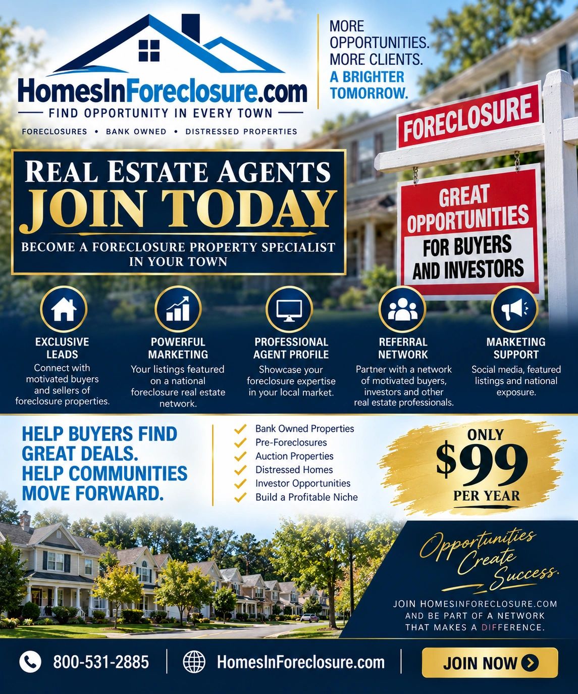 Foreclosure Agents Wanted — Join HomesInForeclosure.com