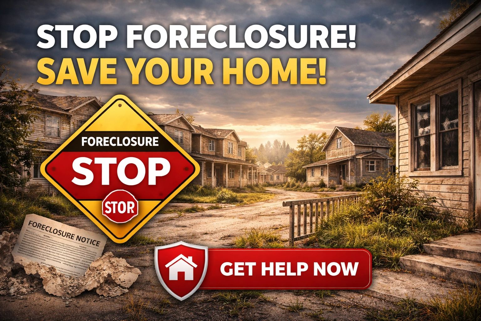 Stop Foreclosure — Save Your Home